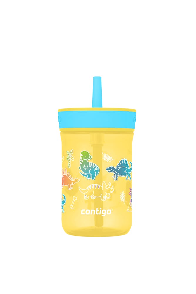 Kids’ Leighton Straw Tumbler with Spill-Proof Leak-Proof Lid, 14oz E4