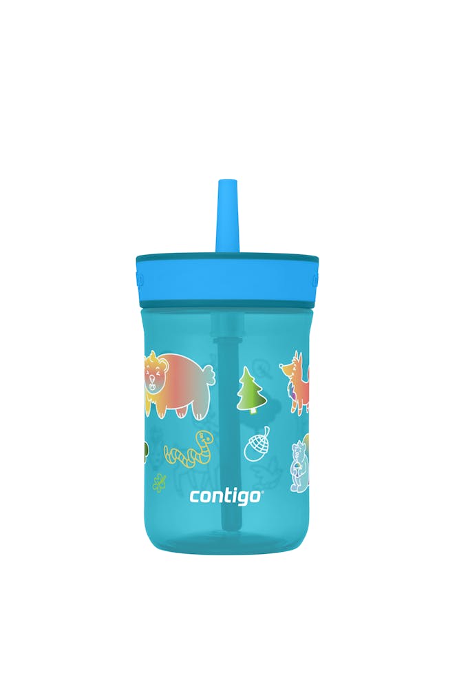 Kids’ Leighton Straw Tumbler with Spill-Proof Leak-Proof Lid, 14oz E4