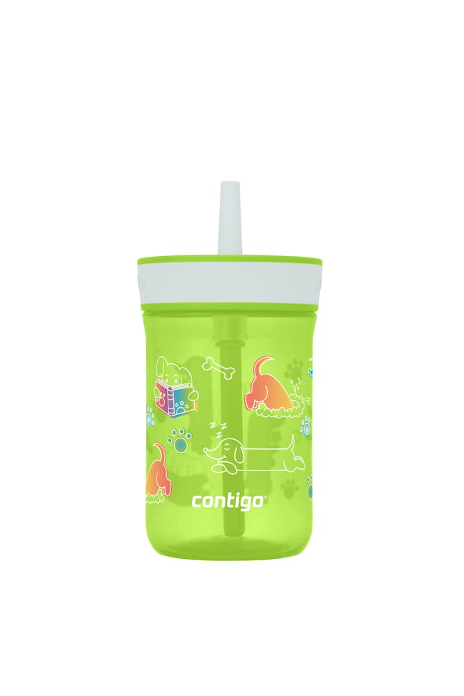 Kids’ Leighton Straw Tumbler with Spill-Proof Leak-Proof Lid, 14oz E4